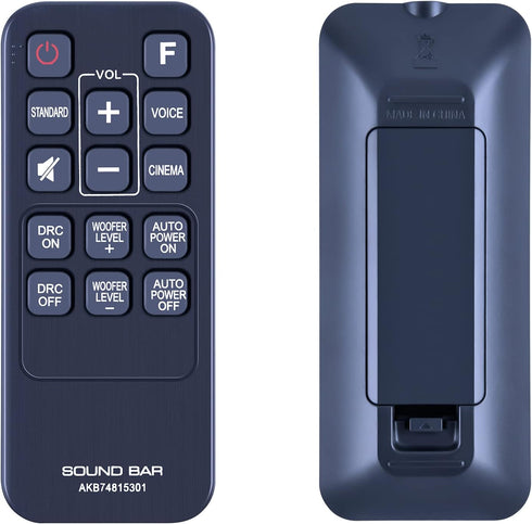 New AKB74815301 Replacement Remote Control for LG Soundbar S55A3-D LAS454B LAS485B LAS453B S45A1-D SH3B SH3K SJ4Y SPH3B-W SPH4B-W Sound Bar......