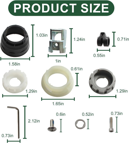Kitchen Faucet Repair Kit for Moen 93980 Collection for One-Handle Kitchen Faucet Repairs,Parts for Moen 93980 Kitchen Faucet Handle Repair...