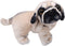 Lifelike Pug Dog Stuffed Animal Animated Plush Puppy Toy Doll Super Realistic Dogs Act Like Real Excellent Gifts for Kids Birthday Party Dog Colle...