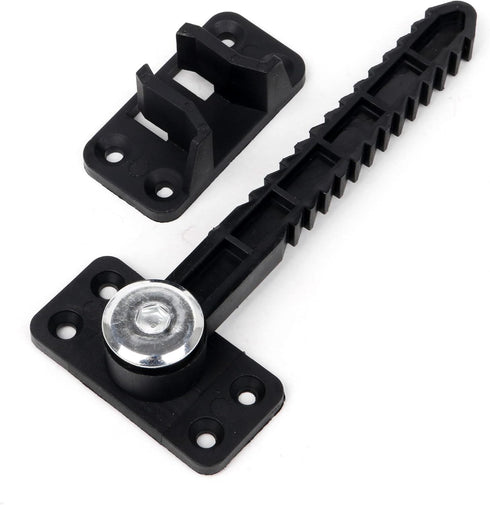 BQLZR 14x6cm Plastic Sectional Sofa Invisible Interlocking Sofa Connector Bracket with Hardware Rotate 360 Degree Pack of 6...