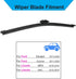 Rear Wiper Blade-11 inch Rear Windshield Wiper Blades for Ford Explorer 2011-2019, Ford Escape 2013-2019, Lincoln MKX 2015-2018, Lincoln MKC 2015-...