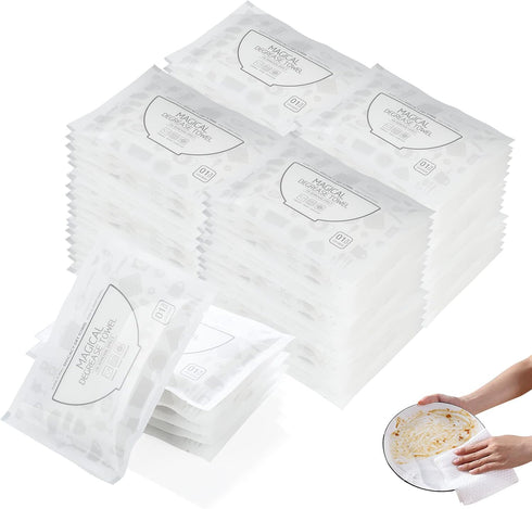 Portable Cleaning Wipes, Camping Dish Soap, Traveling Dish Wipe, Powerful in Grease Removal, Great for Traveling and Camping,30 pcs...