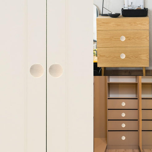 2 Pack Cabinet Knobs, Mushroom Round Zinc Alloy Dresser Drawer Closet Wardrobe Bookcase Pulls Handles, Modern Copper Kitchen Bathroom Bedroom Furn...