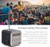 Music Player, Mini Speaker Music Player Portable FM Radio Stereo PC Fashion Support Card and U Disk(Black)...