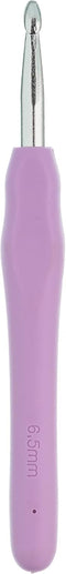 The Quilted Bear Crochet Hooks - Soft Grip Silicone Rubber Handle Crochet Hooks for Knitting & Crochet (6.5mm)......
