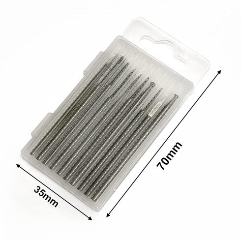 10Pcs Wood Engraving Drill Bit, 2.35mm Shank Milling Cutter Electric Carving Set Tools Polishing Carving Hand Tools...