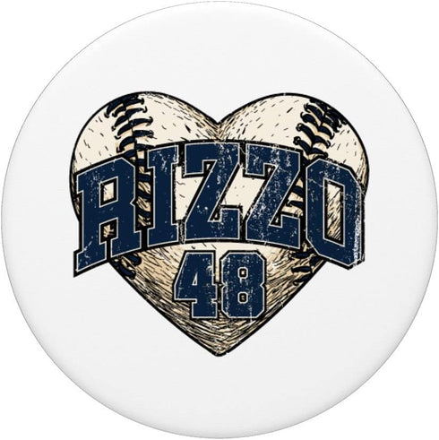 Baseball Heart Gameday Anthony Rizzo New York MLBPA PopSockets Swappable PopGrip...
