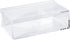 Hammont Clear Acrylic Box with Hinged Lid – Small Plastic Organizer for Office, Desk, Makeup, Crafts, Cotton Balls, Jewelry & More | 6.5"x3.5"x2" ...