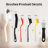 10Pcs Crevice Cleaning Brush Set,Hard Bristle Cleaning Supplies for Corner, Sink, Cup, Teapot, Bottle, Blender...