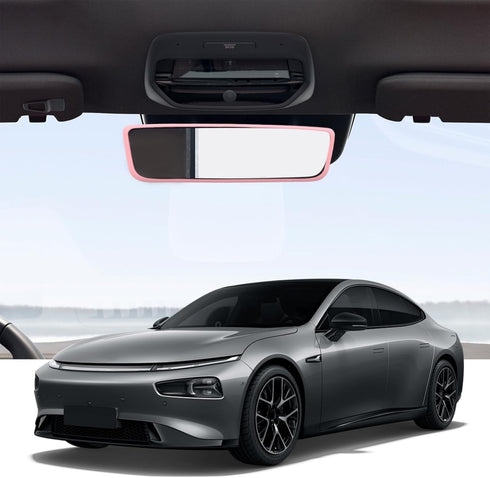 Car Rear View Mirror Protector Frame, Silicone Auto Rearview Edge Protection Cover Compatible with Model 3 Model Y, Interior Rear View Trim Frame ...