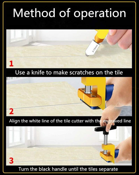 Glass Tile Cutter, New Design 2 in 1 Glass Cutting Tool with Extra 6 Cutter Blades Glass Tile Cutter for Glass, Mirror, Ceramic Tile, Glazed Tiles...