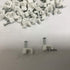 200 PCS 6mm Flat Ethernet Cable Wire Clips Single Coaxial Cable Clamps with Nail for Ethernet Cable Management...