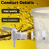 PERA 4 Pack Bottling Bucket Plastic Spigot, Replacement Spigot for Beer or Soda Homebrewing...