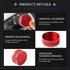 LECART for Jeep Grand Cherokee Accessories 2014-2021 Central Multimedia 4WD Switch Knob Cover Aluminum Alloy Red 1 Pack...