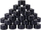 5ML Non-Stick Silicone Wax Containers 50pcs Multi Use Storage Jars Oil Concentrate (Black)...