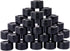 5ML Non-Stick Silicone Wax Containers 50pcs Multi Use Storage Jars Oil Concentrate (Black)...