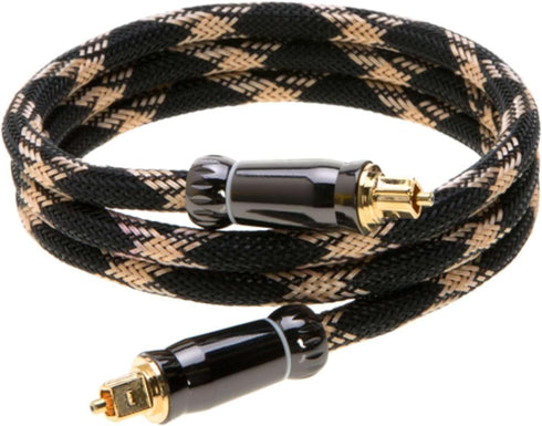 Cables Direct Online 3FT Premium Toslink Optical Audio Cable High Fidelity Digital Fiber Optic Cord for Home Theater, Sound Bar, Gaming Consoles D...