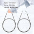 1501123MA Front Drive Clutch Cable for Murray Craftsman Snapper Simplicity Snow Thrower Snowblower MT1501123MA (2-Packs)...