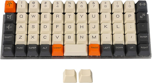 YMDK Carbon Laser-Etched Top Print OEM Keycap 1.5mm PBT for MX Switches Planck Niu40 Preonic Keyboard (Top Printed)(Only Keycap)...