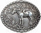 Nocona Girl's Young Girl On Horse Belt Buckle, Silver, OS...