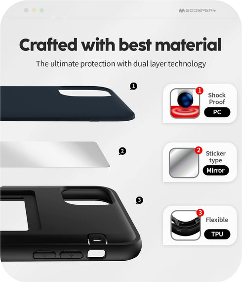 GOOSPERY Magnetic Door Bumper Compatible with iPhone 11 Pro Max Case, Card Holder Wallet Easy Magnet Auto Closing Protective Dual Layer Sturdy Pho...