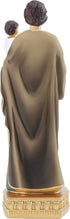Galiyen St. Joseph and Child Jesus Statues, Hand-Crafted 8 Inch Saint Joseph Resin Figurines, Catholic Religious Renaissance Collection Decoration...