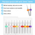 20 Pcs Micro Drill Bit Set 0.3-1.2mm Micro Drill Bits Tungsten Steel PCB Print Circuit Board Flute CNC Router Bits Shank for Rough Stone Jewelry P...