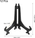 uxcell 7" Acrylic Plate Stands for Display Easels Stand Display Stand Acrylic Plate Holder for Card Easel Photo Frame Desktop Black 12Pcs...