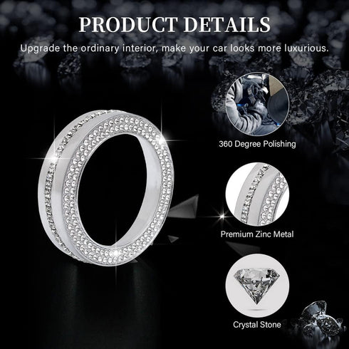 LECART for Ford Explorer Accessories Bling 2020 2021 2022 Crystal PRND Gear Shift Switch Knob Cover Auto Interior Decoration Trim Glitter Sticker ...