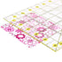 AUTOTOOLHOME Quilting Ruler Acrylic Quilters' Ruler for Easy Precision Cutting Fabric Paper, 6.5" x 12" for Quilting, Sewing & Crafts Template...