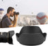 Camera Lens Hood,HB-53 Black Plastic Mount Lens Hood,for Nikon AF-S 24-120mm f/4G ED VR Lenses...