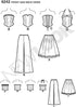 Simplicity Creative Patterns New Look 6242 Misses' Corset Top, Pants and Skirt, A (4-6-8-10-12-14-16)...