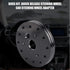 1 PC Car Steering Wheel Base Connector Conversion Gasket, 0.5" 6-Hole to 3-Hole Steering Wheel Hub Adapter, Modified Steering Wheel Quick Release ...
