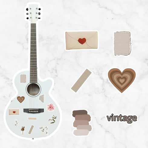 120Pcs Vintage Stickers, Waterproof Scrapbook Aesthetic Sticker, Daily Planner, Water Bottles, Handbook Junk Diary Stickers Teens Adults, Scrapboo...