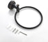 Oil Rubble Bronze Brass Bath Towel Ring, Wall Mounted Black Bathroom Hardware Accessories, Pattern Carving Design...