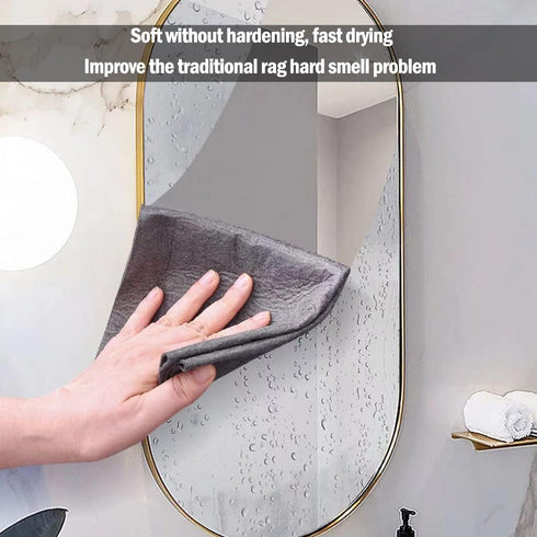 Thickened Magic Cleaning Cloth,Reusable Microfiber Cleaning Cloth. Lint Free Cloth for Home,Window,Mirror Glass and Cars (7, 11.87" L x 11.81" W (...