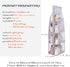 MURRI&MURRDI 1 Pack Hanging Handbag Organizer for Closet, Purse Storage Holder with 8 Easy Access Clear PVC Pockets, Purse Hanger for Wardrobe Spa...