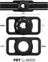 MARVAL Airtag Dog Collar Holder + 4 pcs Protective Film Compatible with Apple Air Tag Cat Pet Case, Protective Waterproof Silicone Small for Puppy...