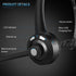 Wireless Headphones, Pro Trucker Headset, Wireless Over Head Earpiece, On Ear Car Headphones with Microphone for Truck Driver, Phones, Skype, Call...