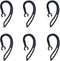 Replacement Ear Hooks for Bluetooth Headset, Universal Two Way Radio Earpiece Small Clamp Ear Loop Clips (Black, 6 Pcs)...