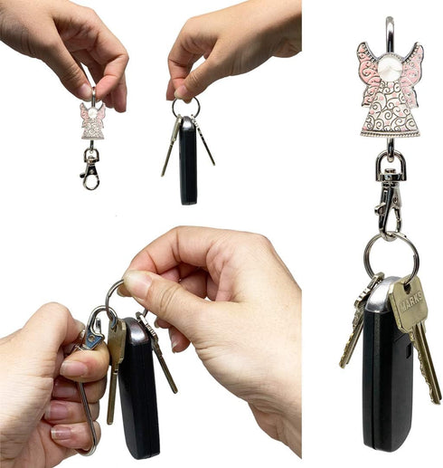 Women’s Key Chain, Key Holder, Keychain Accessories, Key Ring, Cute Keychain, Keychain, Accessories, Car Keys Keychain, Angelic...