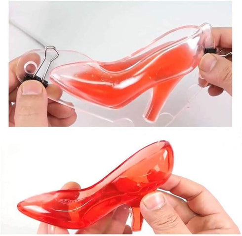 HiParty Mini & Small 3D High Heel Shoe Chocolate Mold, Polycarbonate Stiletto Heels Candy Mold Wedding Bridal Shower Favors Birthday Party Cake De...