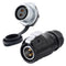 CNLINKO LP20 2 Pin Waterproof Connectors,IP68 Circular Connectors Fast Locking Plug,2-12 Pin Power Connector M20 Male Female Plug,LED Outdoor Ligh...