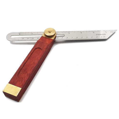 bevel gauge, Sliding Bevel Gauge, 8 Inch T Bevel Angle Finder with Wooden Handle T Measurements Ruler for for Craftsman Carpenter...