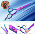 Safety Round-tip Scissors Set Professional PET Dog Grooming Coated Titanium Scissors Suit Cutting&Curved&Thinning Shears (Rainbow)...