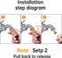 Garden Water Pipe Quick Connect, No-Leak 3/4 Inch GHT Thread Fitting Water Hose Female Adapter, Heavy-Duty Rust Resistant Brass Water Pipe Connect...