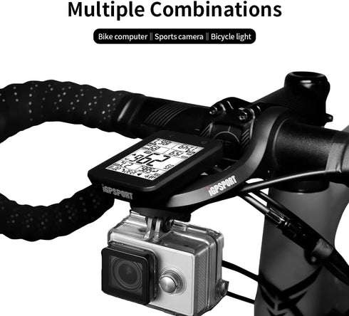 iGPSPORT Bike Computer Mount, Common Extended Out Front Bike Mount Compatible with Garmin Wahoo Bryton Cycplus CooSpo Cycling Computer GoPro...