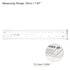2pcs Film Flexible Ruler 8 Inch 0.5mm Scale PET Plastic Folding Straight Ruler Calibration Soft Ruler Measuring Tool for Factory, Transparent...