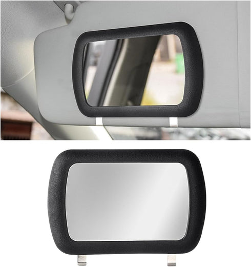 1PC Car Sun Visor Vanity Mirror, Clip-on Automotive Makeup Sun-Shading Mirror, Vehicle Sun Visor Cosmetic Vanity Mirror for Women Girls, Universal...