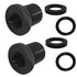 2 Pack Thread Adapters and Washers, 1/2 * 28-3/4 * 16, Black...